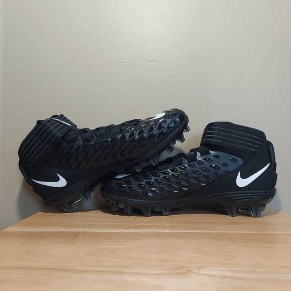 Nike Force Savage Pro 2 Football Cleats Black White AH4000-002 Men's Size 11.5 - Picture 4 of 7